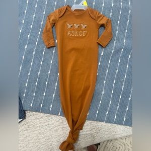 0-3 month new asher gown
